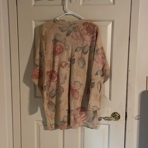 Floral sweater
